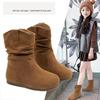 Women's Retro Birkenstock Ankle Boots 2025: New Autumn-Winter Wrinkled Western Soft Sole Martin Short Boots