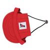 Pet Baseball Hat Adjustable Summer Stylish Dog Outdoor Sunbonnet with 2 Ear Holes for Outdoor Camping Travel Red M