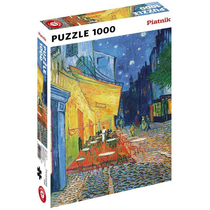 1000-piece Puzzle - Piatnik - Van Gogh - Cafe Terrace At Night - Artistic Puzzle - Mixed