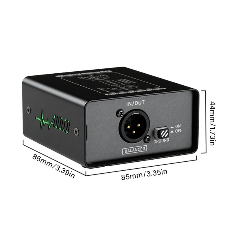 Sound Isolators with 3 Adjustable Gains Levels High Accuracy for Removing Current & in Mixer & Electric Guitars
