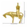 Abstract Human and Horse Sculpture Stylish for Entryway, Living Room