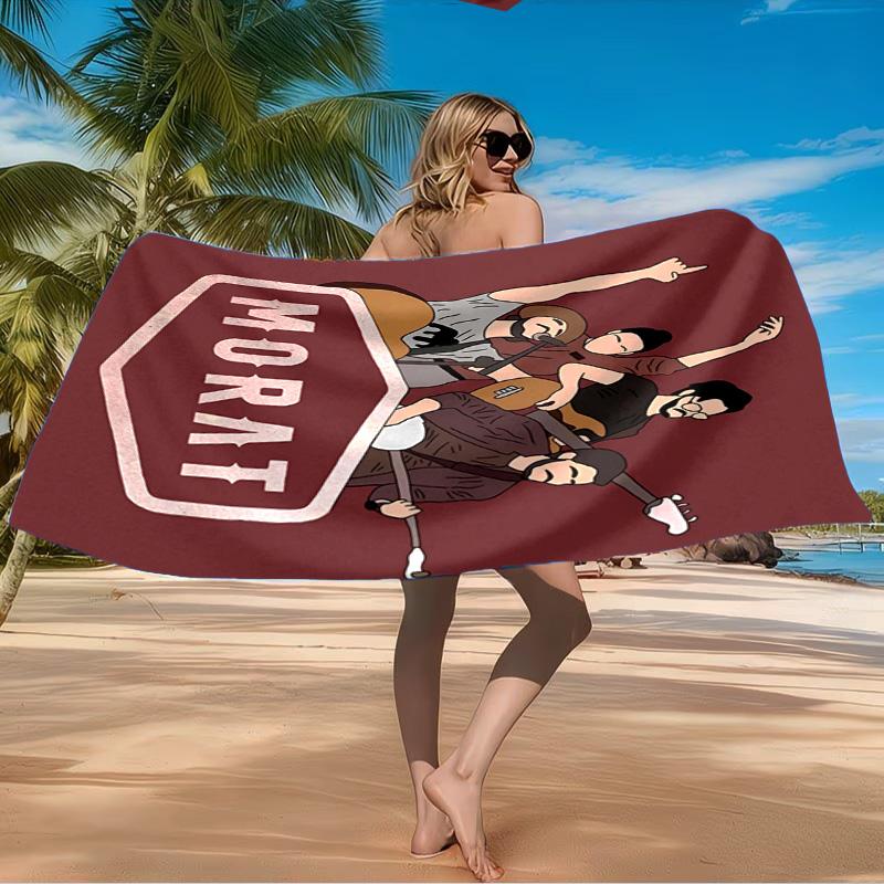 Morat Music Cover Art Beach Towel Microfiber Beach Towel, Lightweight and Quick-Dry, for Summer Travel, Swimming Pool Fan Birthday Gift
