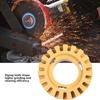 100mm 4in Grinding and Polishing Zigzag Teeth Shape Rubber Wheel Eraser(Shank)