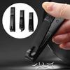 1-3Pcs Black Nail Clippers Stainless Steel Nail Cutter Thick Scissor Plier Toenail Fingernail Professional Manicure Trimmer Nail