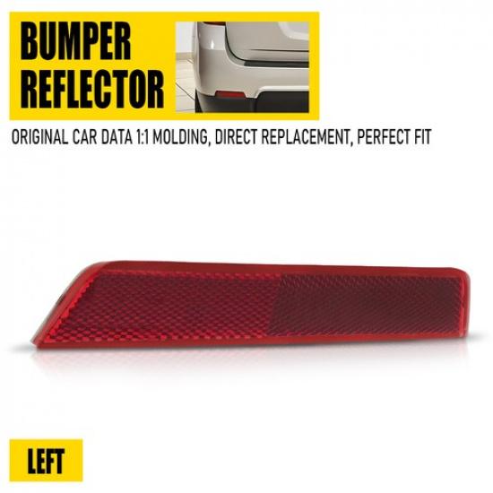 Right Rear Bumper Reflector Passenger Side For Chevrolet Equinox 2010-2017 EOOK