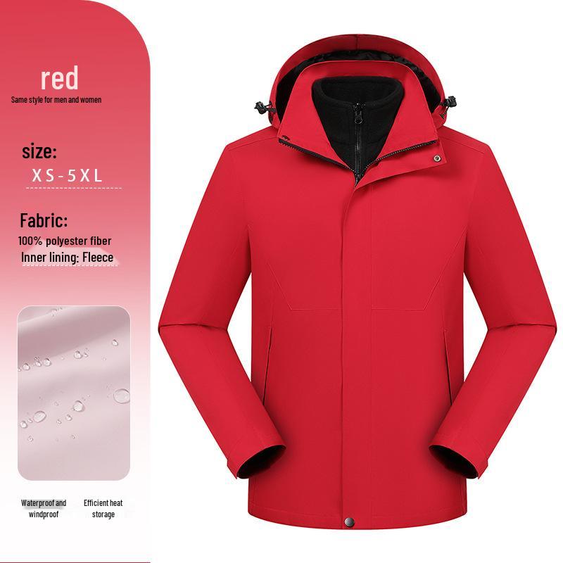 Men's Waterproof Windproof Stand Collar Work Jacket with Custom Logo for Autumn/Winter