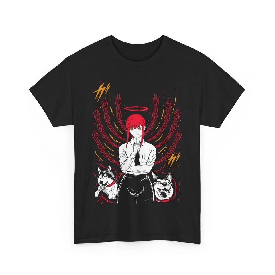 Makima Chainsaw Unisex Anime Unisexga Waifu Gift TShirt S
