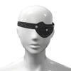 Medieval Leather Eye Patches Vintage Embossed Eye Covers Halloween Medieval Eyewear Accessory for Men LARP Role Playing