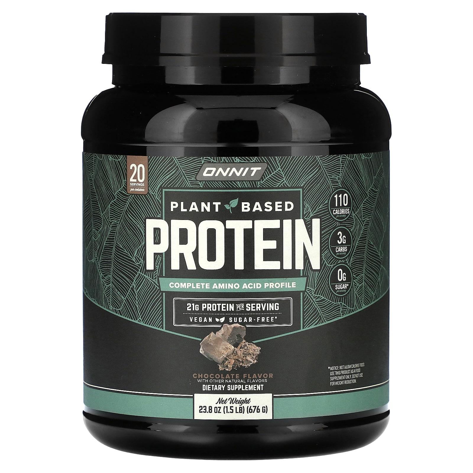 

Onnit, plant-based protein, chocolate, 1.5 lb (676 g)