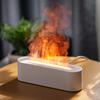Flame Aroma Diffuser 150ML Aromaterapi Luftfuktere Type-C Essential Oil Diffusers Fargerikt atmosfærelys for kontor på soverommet