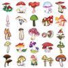 50pcs Cartoon Mushroom DIY Graffiti Stickers for Suitcases, Laptops, and Scooters