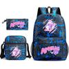 Spielwaren Aphmau Schultasche Cartoon Rucksack Federmäppchen Umhängetasche Dreiteiliges Set