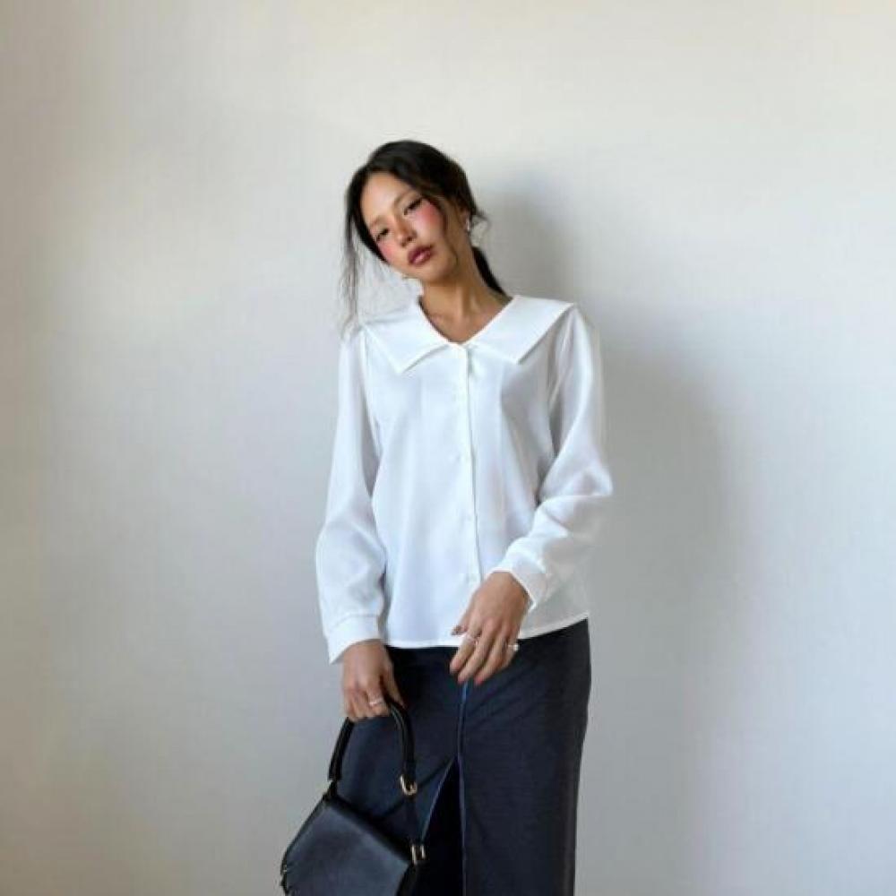 New Arrivals Open Run Long Sleeve Blouse Spring Business Interview