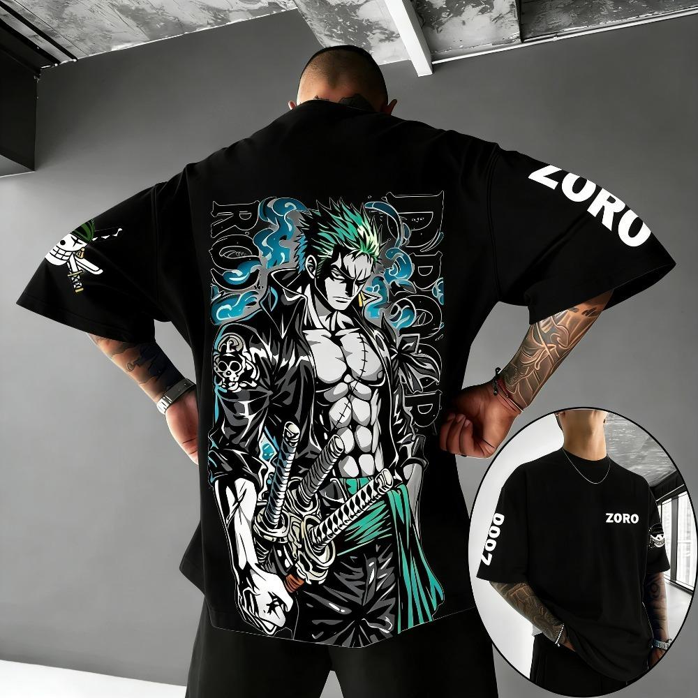 

Anime Printed Summer Men s and Women s T-shirts 2XS