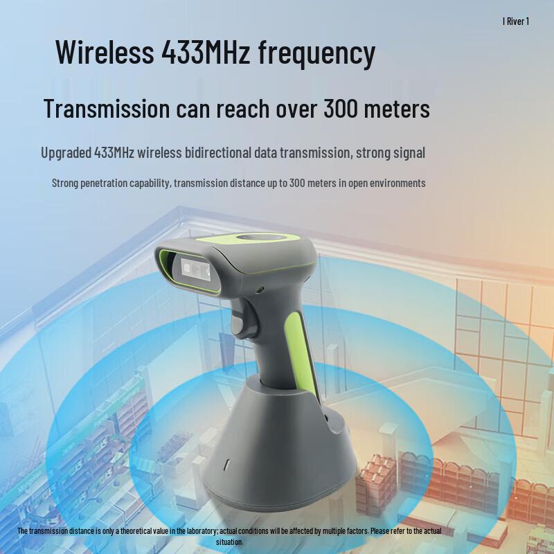GEPAI GW-2901 Wireless Industrial 1D/2D Barcode Scanner
