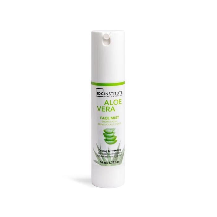 Brume Visage - IDC INSTITUTE - Aloe Vera - 50ml - Non Comédogène - Tous Types De Peau
