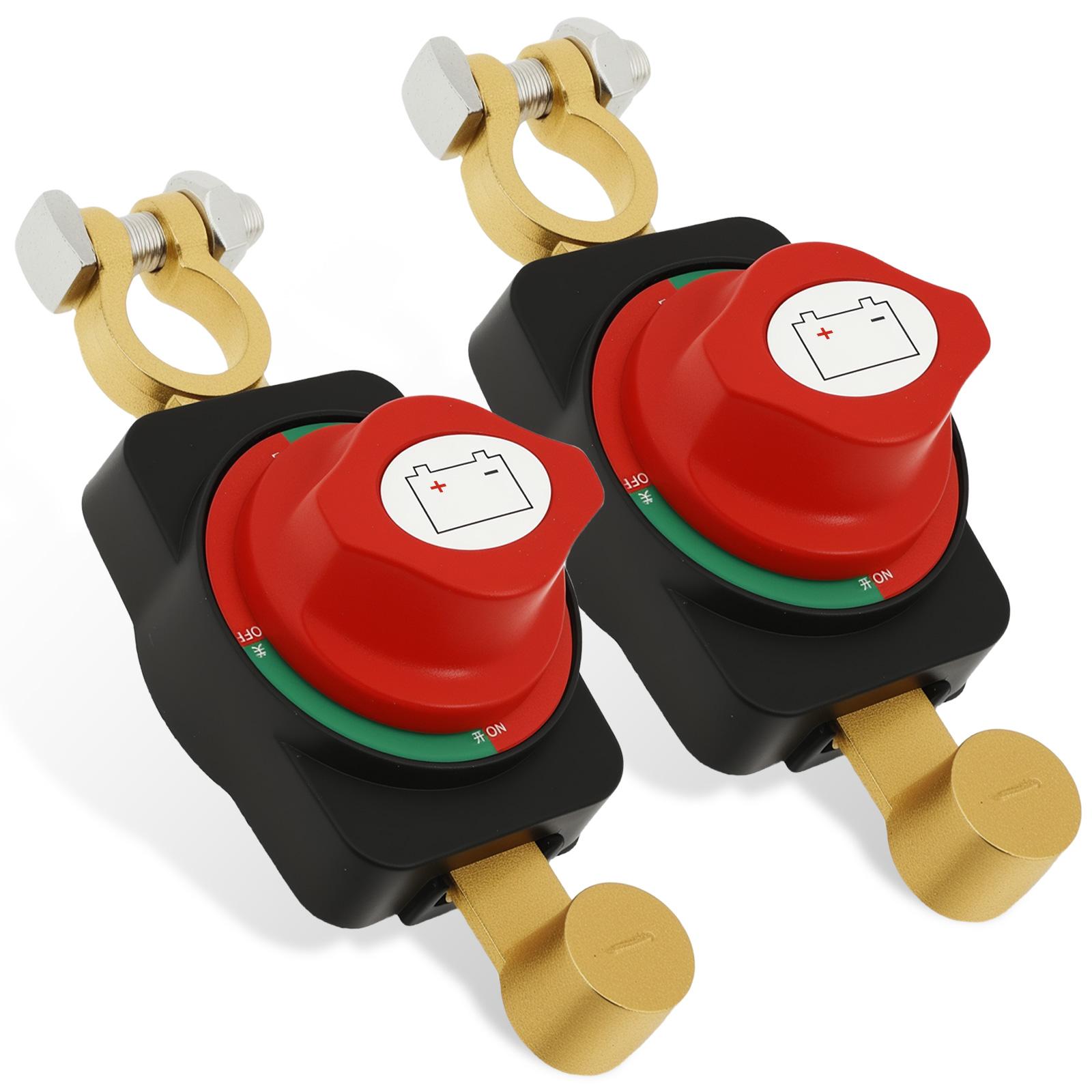 

Universal Car Battery Disconnect Switch Manual Circuit Breaker Anti-Power Off Leakage Protector Universal Auto Parts 12V-48V