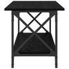 Coffee Table Black Oak Effect 80 x 45 x 45.5 cm Engineered Wood
