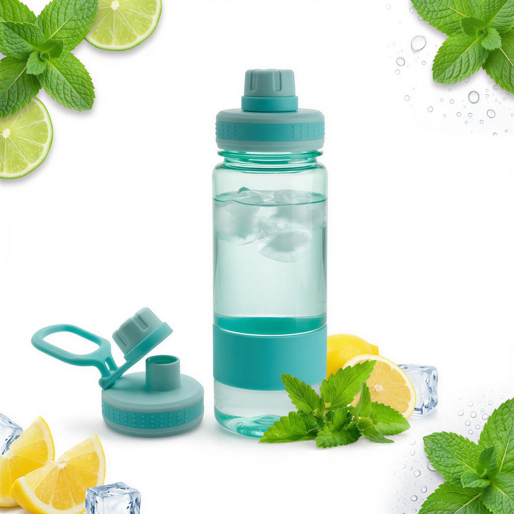 Sports Water Bottle 0.65 Bpa Free Leakproof For Gym