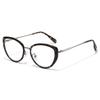 New cat eye fashion sunscreen metal sunglasses European and American retro personality trend high-end sunglasses