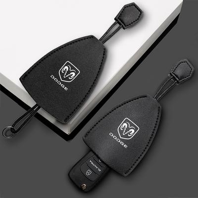 1Pcs Car Key Protection Shell Bag Car Key Case Cover Car Keychain for Dodge Journey Caliber Challenger Charger Ram 1500 Stratus Dart Dakota Durango