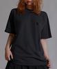 LIKE THE MOST Track Raglan Oversized Short Sleeve T-Shirt_Charcoal
