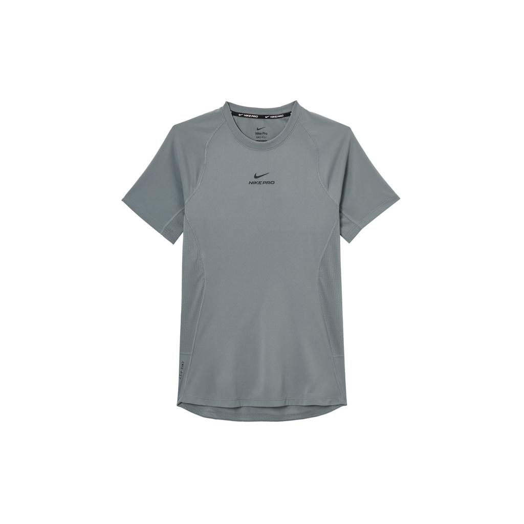 Nike Pro T Shirts Men's Gray Crew Neck Moderate HV0410-084