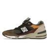 New Balance 991 Made In England Desaturated Men Sneakers Green Olive Burgundy M991GYB