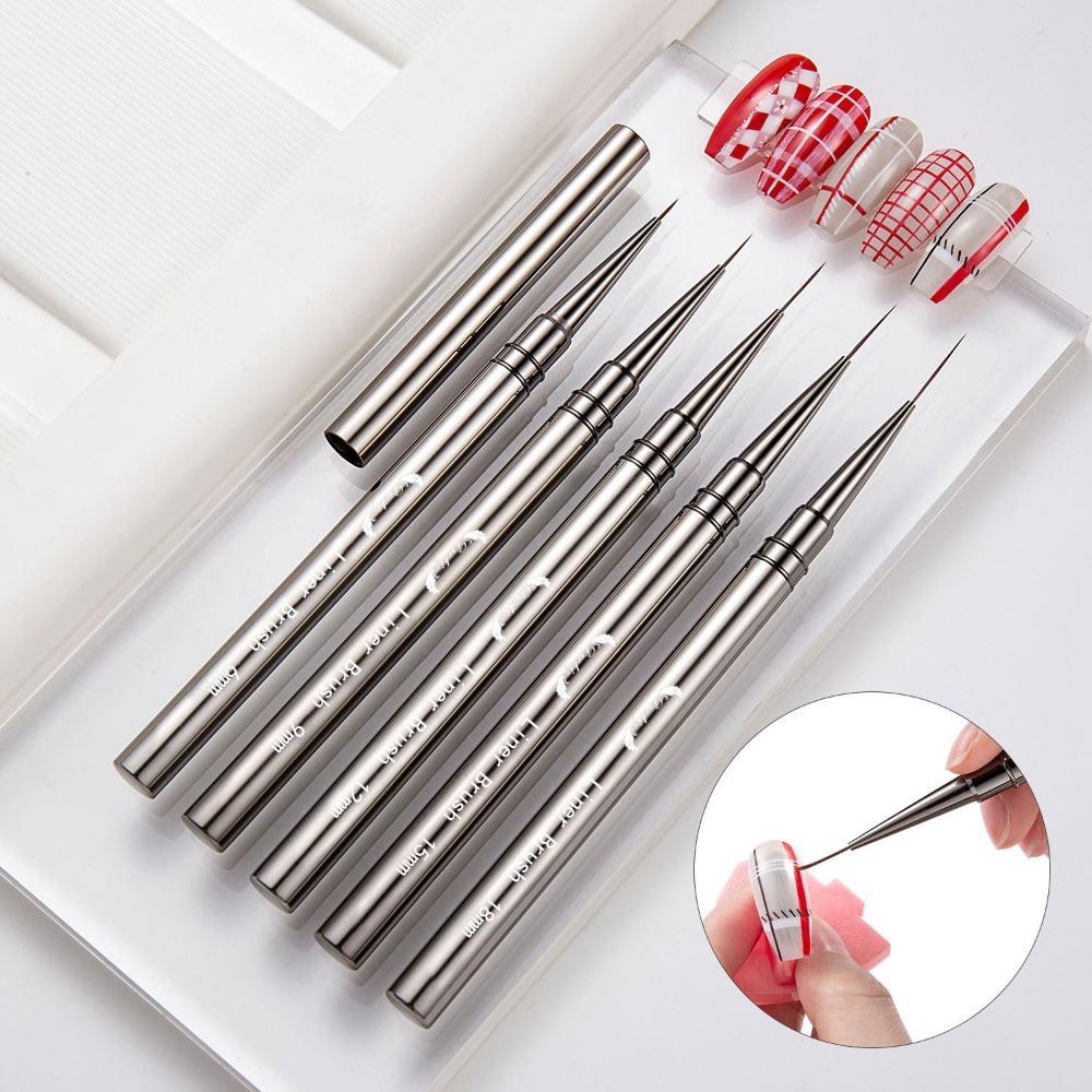 

5Pcs DIY Nail Pen Tool Set Acrylic Dotting Pen Portable Depiction Pen