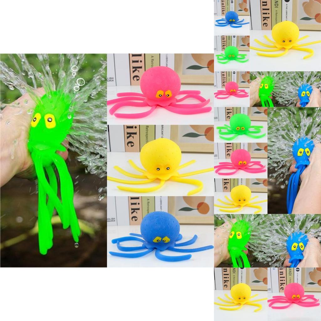 Animal Marinho Squishy Polvo Brinquedo de Banho Para Crianças Tpr Brinquedo Para Brincar na Água e Aliviar o Estresse