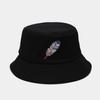 Vintage Ethnic Style Cotton Wide Brim Fisherman Hat For Sun Protection Outdoor Wear