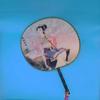 Color Random Classical Round Fan Handmade Prop Fan Creative Antique Dance Fan  Elegant
