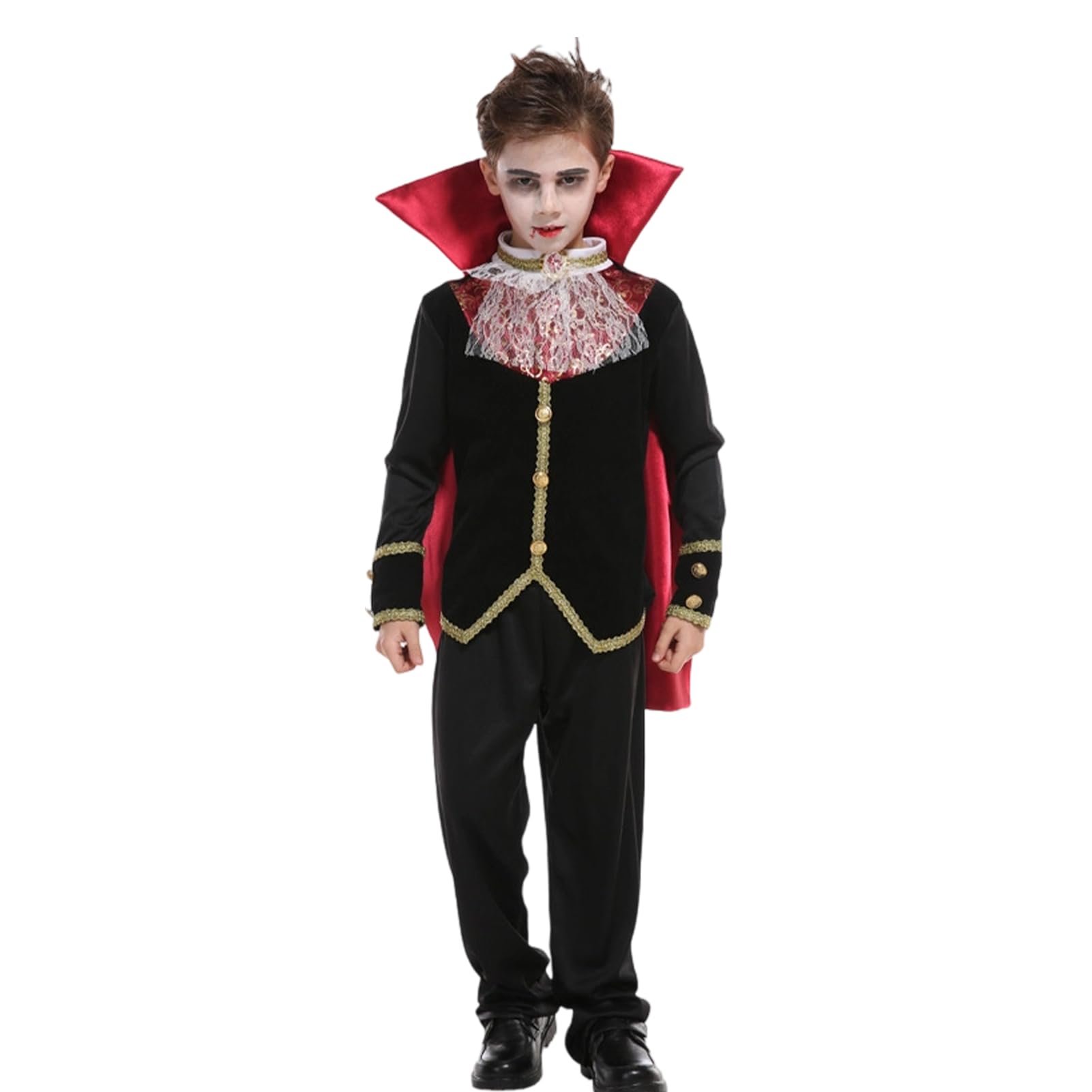 Костюм вампира Харсевер для детей на Хэллоуин, костюм Дракулы, костюм вампира, костюм благородного дьявола для детей, наряд для вечеринки на Хэллоуин, наряд для мероприятия