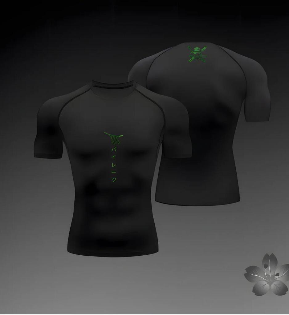 2024PRO Men's Fitness Quick-Dry Bodybuilding T-Shirt - Breathable, Tight Abdomen Shaping, Short Sleeve.