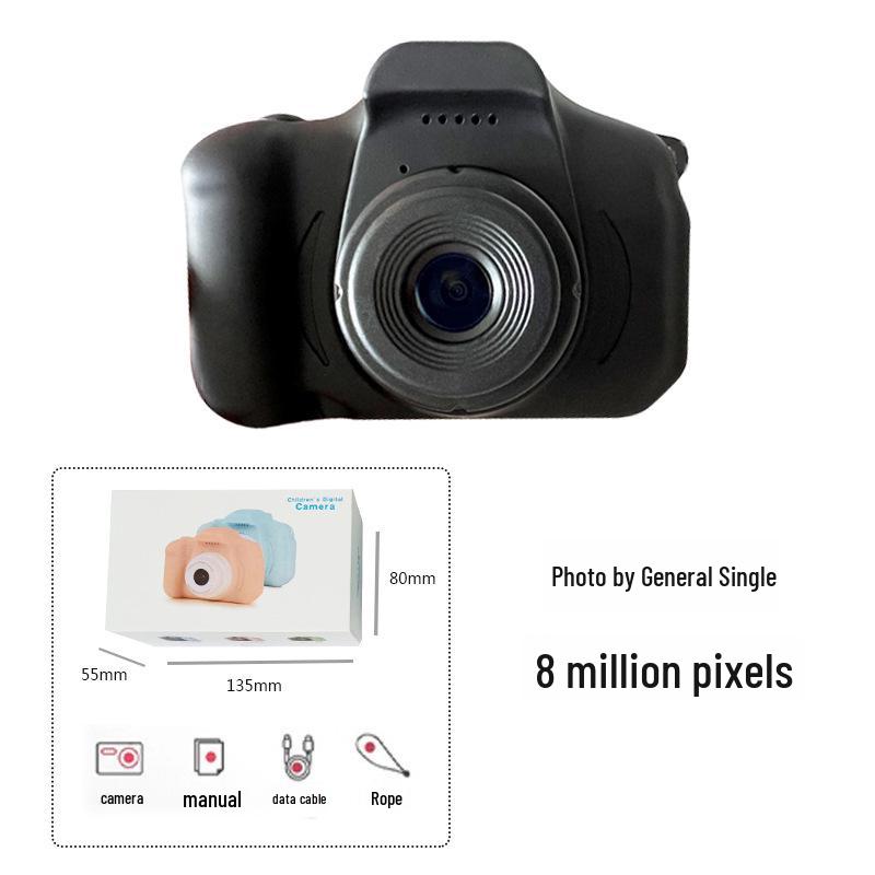 Çocuk HD Dijital Çizgi Film Kamera - Çocuklar İçin Mini Oyuncak Doğum Günü Hediyesi