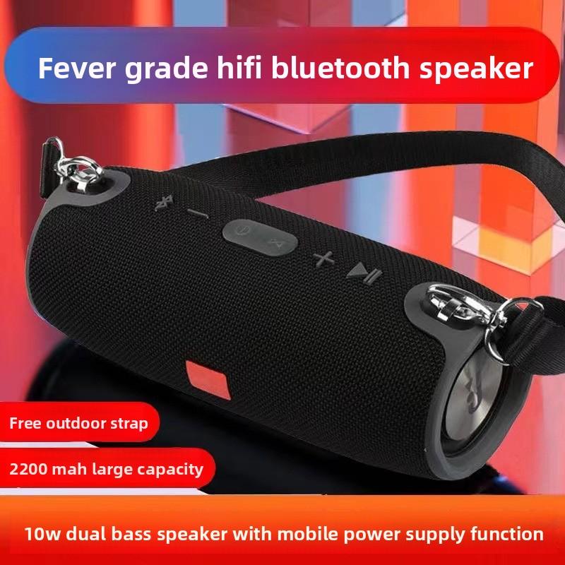 Small War Drum Bluetooth Speaker Outdoor Portable Card Fabric Audio Subwoofer