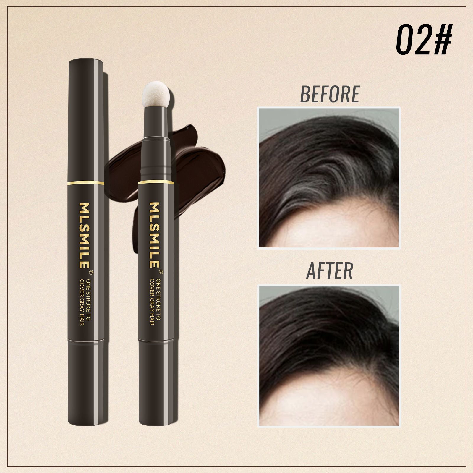 

Мягкая кисть для окрашивания волос, карандаш для волос, растительный экстракт, натуральное покрытие, белый, седой, вращающийся, жидкий, временный, для окрашивания волос, инструмент для макияжа