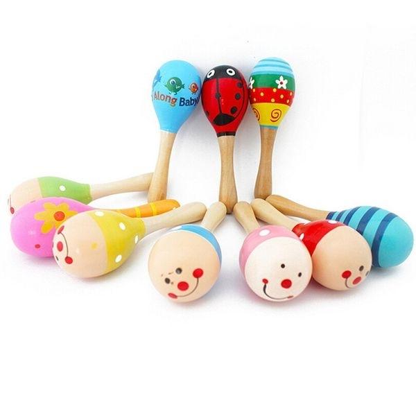 Montessori Game Pattern Wooden Maracas