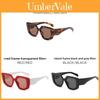 Retro Cat Eye Square Sunglasses With Uv400 Protection For Casual Streetwear