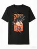 2026 Summer  New Purecotton Dragon Ball Anime Pattern Loose Leisure Short Sleeve Tshirt Round  Fashion Casua Comfortable Shirt