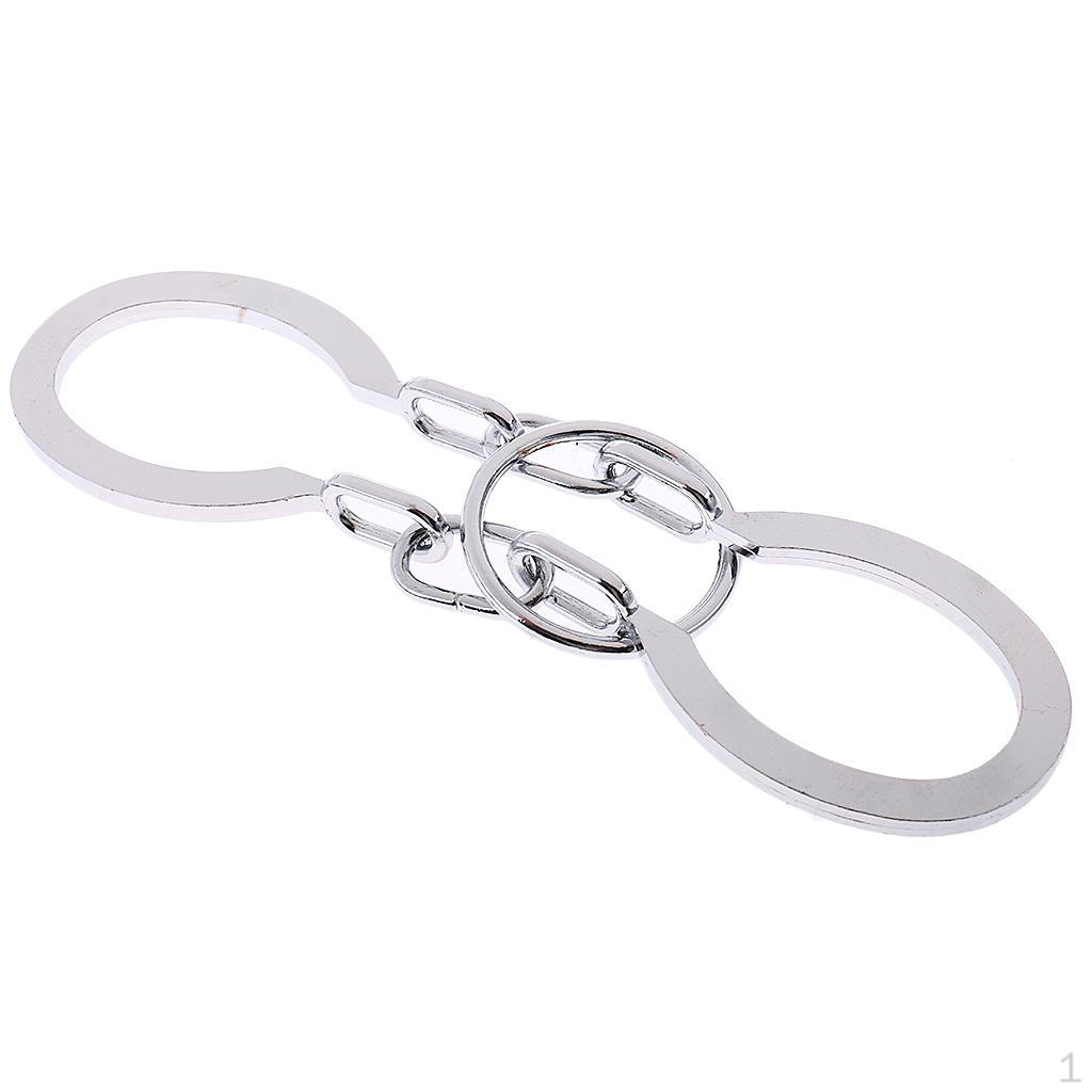 Adults Metal Ring Solution Puzzle Brain Teaser Educational Kids Adult Silver