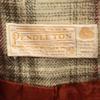 PENDLETON 70s Made In USA Wool Vintage Check Pattern Tailored Jacket 12 Women Used