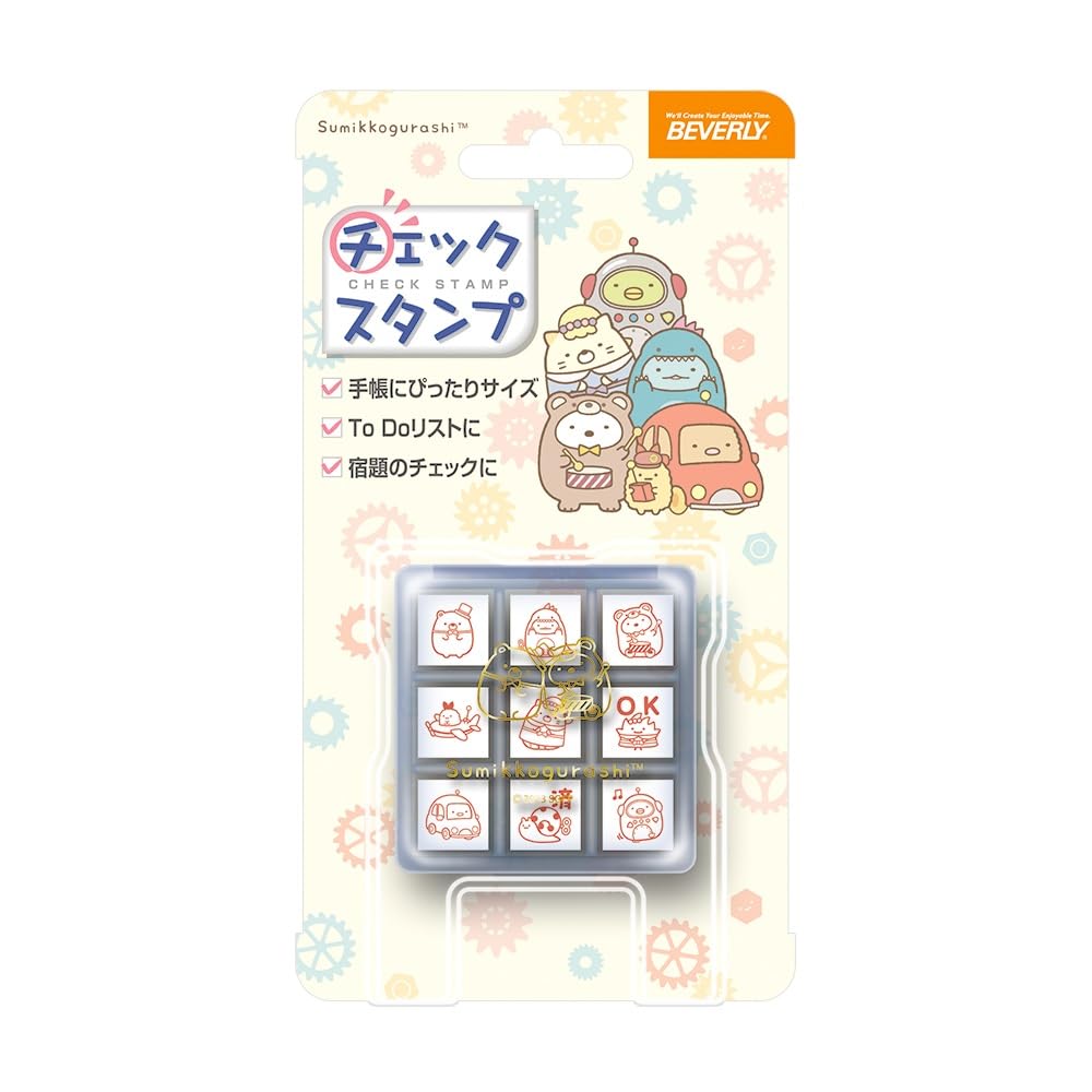 

Печать-штамп Beverly Check Sumikkogurashi Таинственная девушка из лоскутной фабрики CK9-057