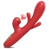 Vibro Rabbit Clitsuck 13 X 3.6cm Red - MyPlayToys - Vibrant Rabbits