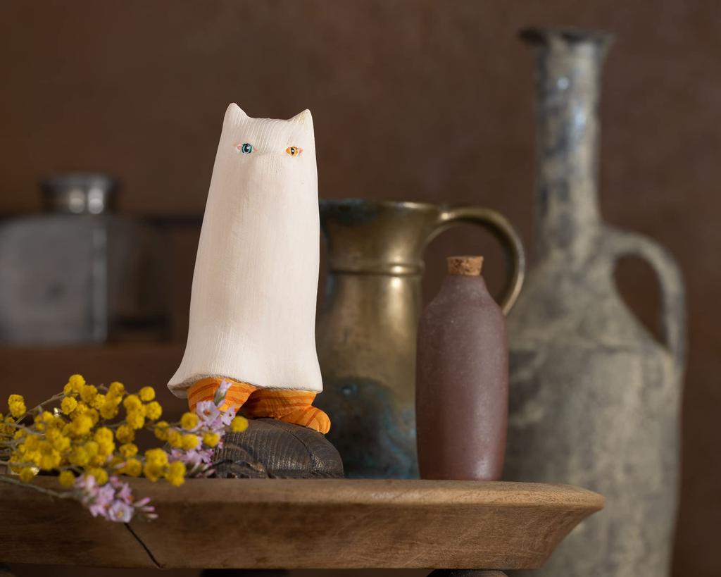 Cat Medjed Sculptor supervised by Butsuya Buddhist beckoning ornament Medjed Buddha, God, Sakai, statue, talisman, cat, (NB Shin)