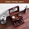 ProCase Watch 3 Slot Watch Display Case with Watch Case with Glass 2 Layer Jewelry Storage Holder Organizer Men's Box, Drawer, Men's Lid,