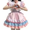 Dienstmädchen zweidimensional, süßes Kleid Mädchen Anime Dienstmädchen Lolita Kleid Bühnenkleidung