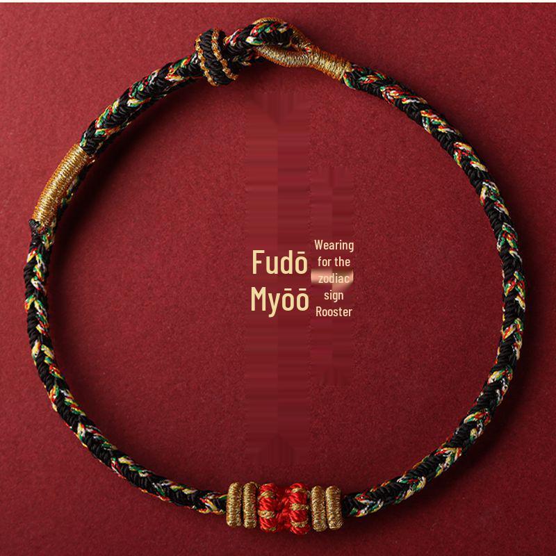 2026 Year of the Horse Red Bracelet - Women's Zodiac Guardian Mahasthamaprapta Bodhisattva Hand Rope Gift