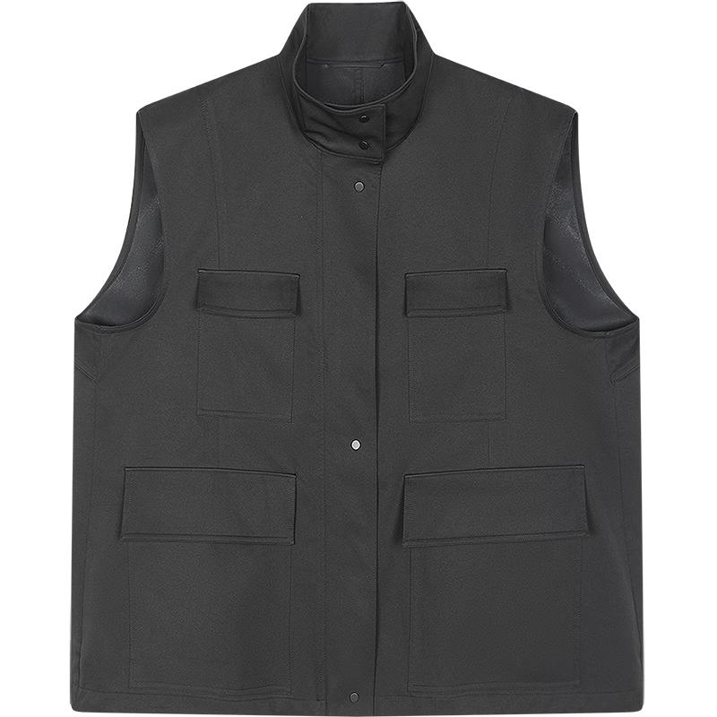 

JNBY 2025 Autumn Collection Sleeveless Stand-Collar Vest S