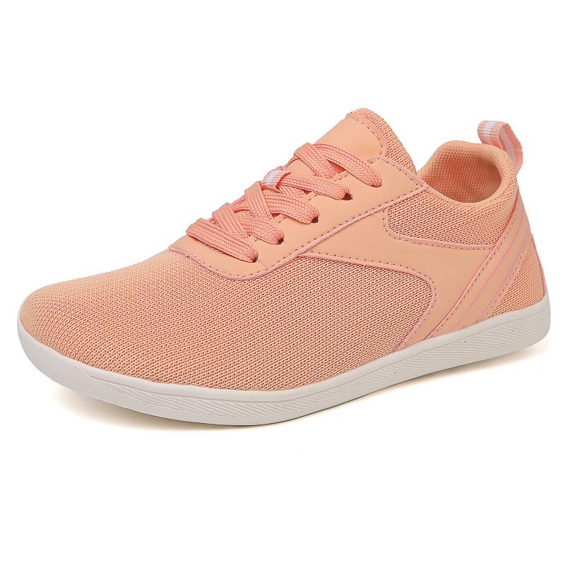 New wide last shoes men's and women's comfortable walking shoes zero drop flying woven flat foot sports shoes casual shoes barefoot